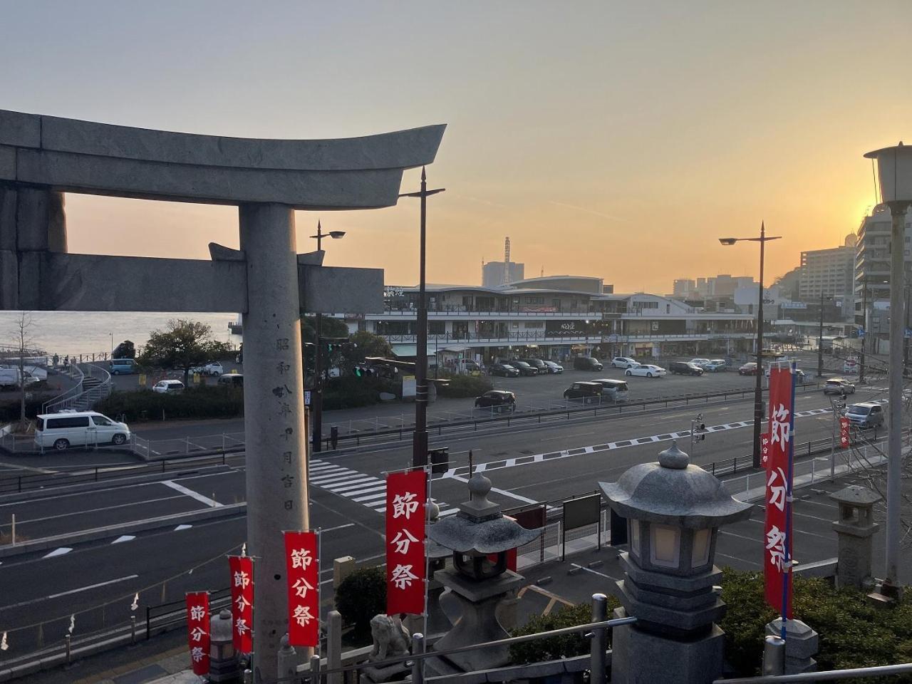 Sky Heart Hotel Shimonoseki Exterior foto